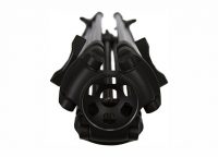 E-Image by Ikan GA752 2 Stage Aluminum Tripod 75mm Ball w/Mid-Level Spreader,black