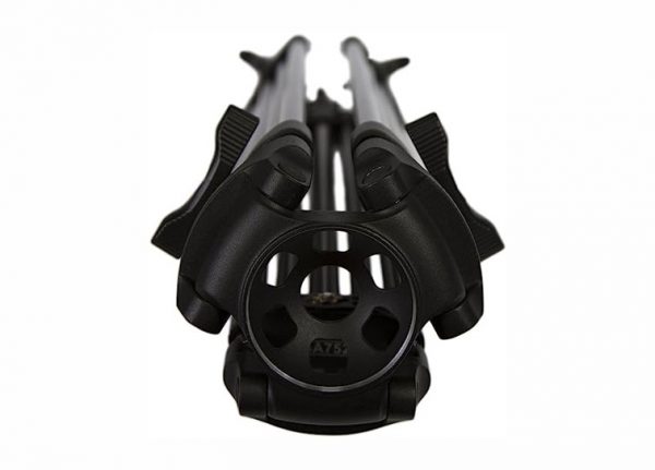 E-Image by Ikan GA752 2 Stage Aluminum Tripod 75mm Ball w/Mid-Level Spreader,black