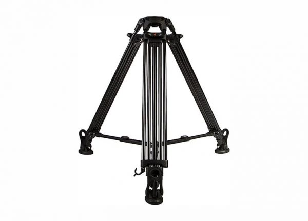 E-Image by Ikan GA752 2 Stage Aluminum Tripod 75mm Ball w/Mid-Level Spreader,black